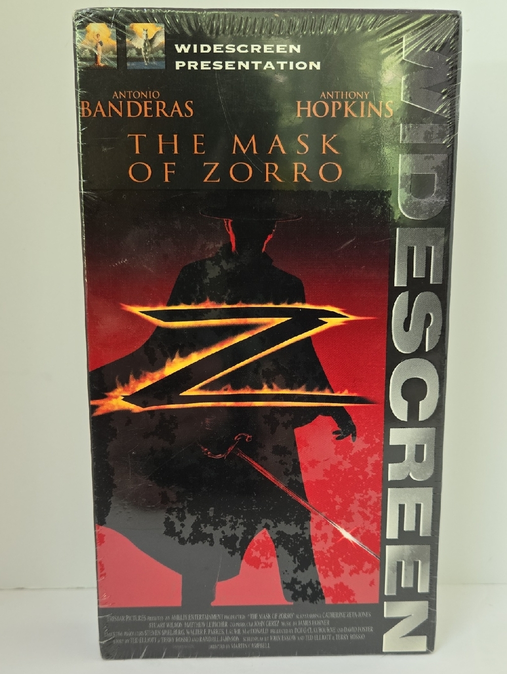 The Mask of Zorro Widescreen NEW Sealed VHS Movie